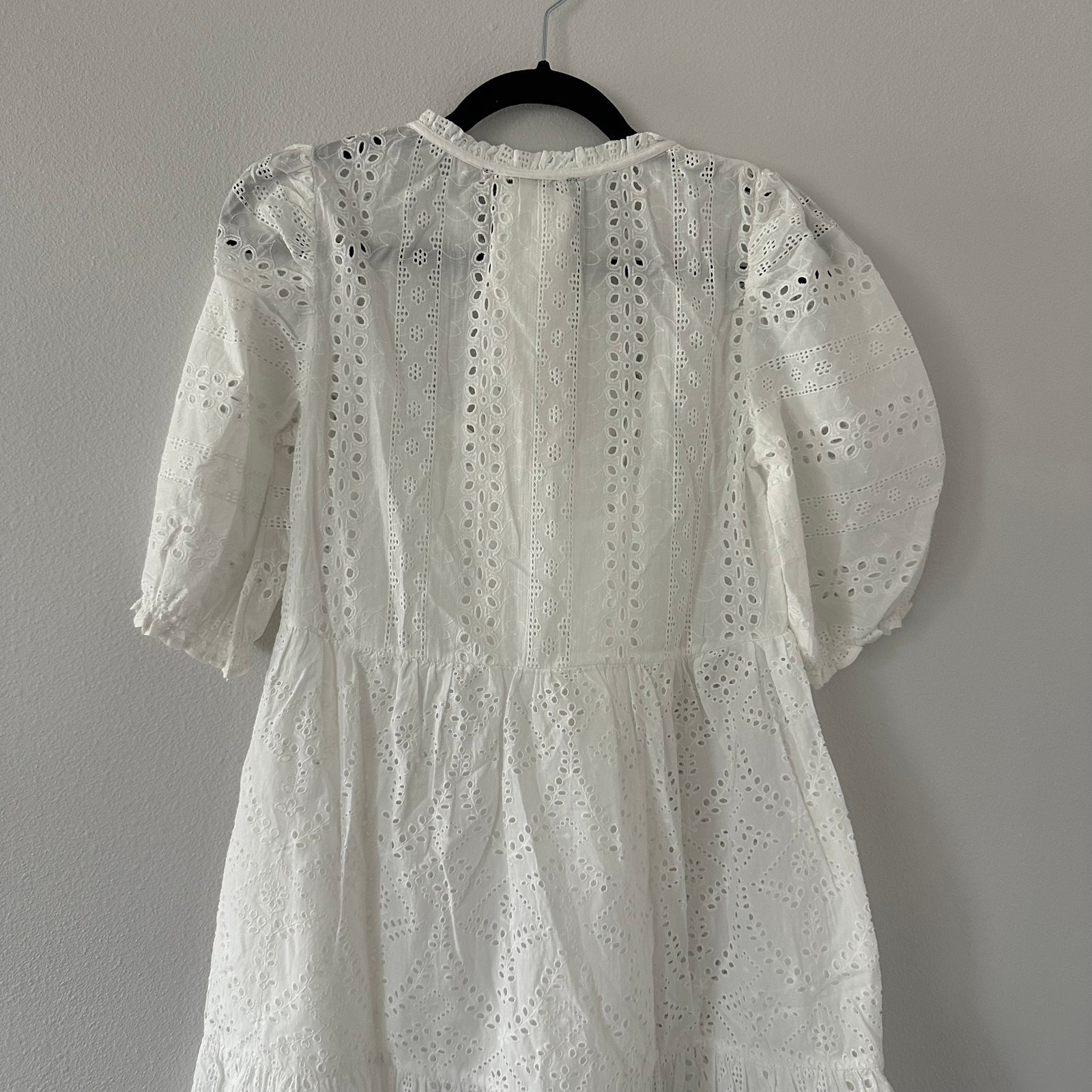 Wyse London Talina Broderie Dress Ivory New Size Us 2 — image 6 of 8